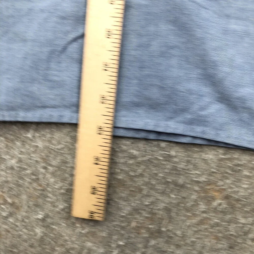 Vintage Dickies Shirt Mens XL Blue Long Sleeve Chambray Button Workwear Pockets